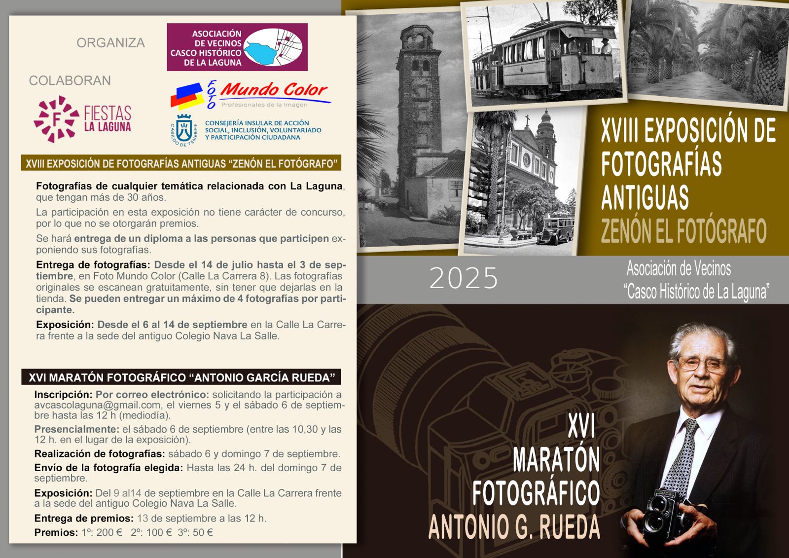 la-laguna-acoge-una-nueva-edicion-del-maraton-fotografico-y-la-exposicion-de-imagenes-antiguas-zenon-el-fotografo