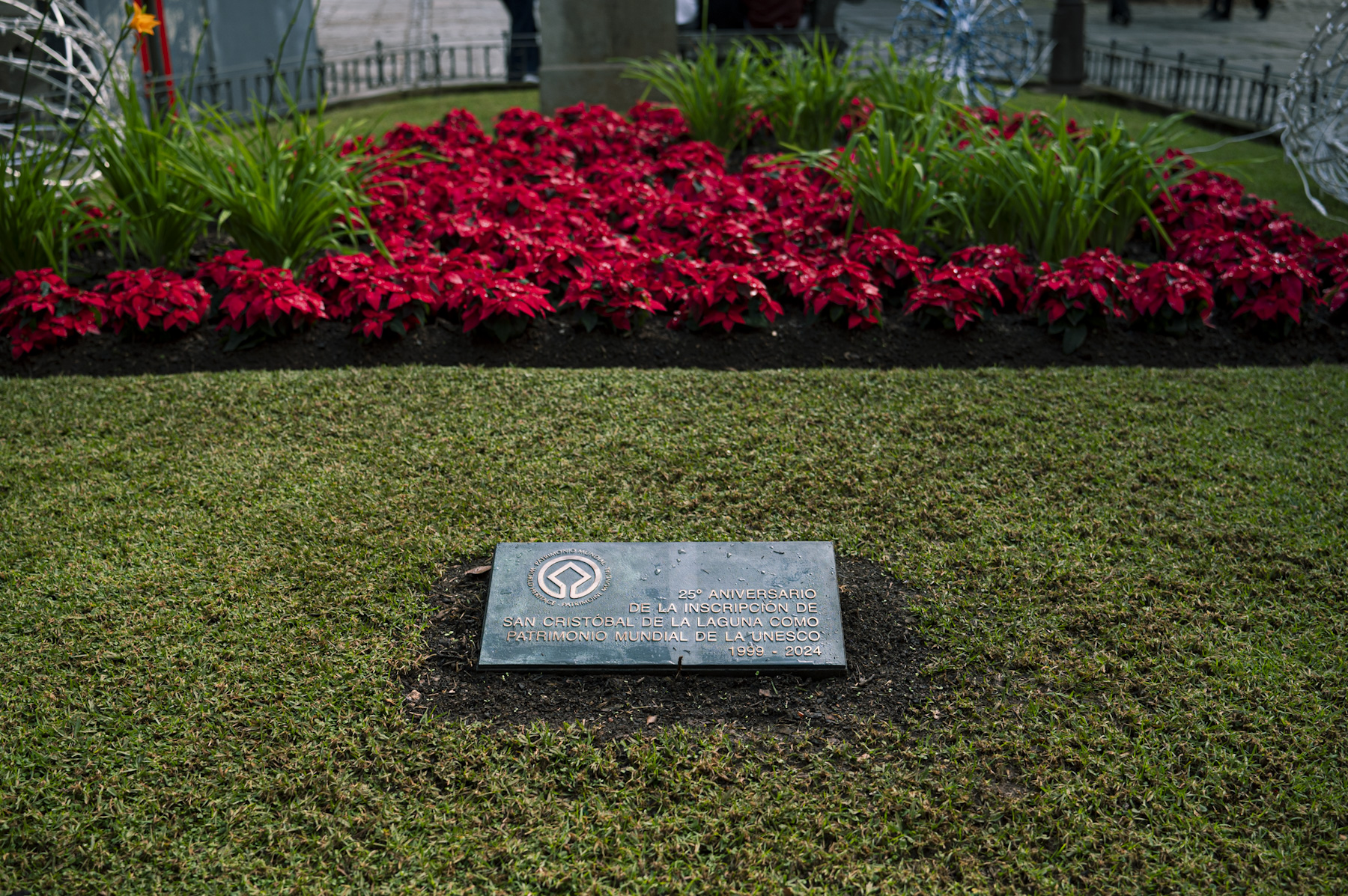 una-placa-distintiva-recordara-el-25-aniversario-de-la-laguna-como-patrimonio-mundial-en-la-plaza-del-adelantado